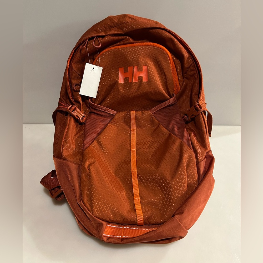New Helly Hansen Generator 20L Orange Backpack NWT